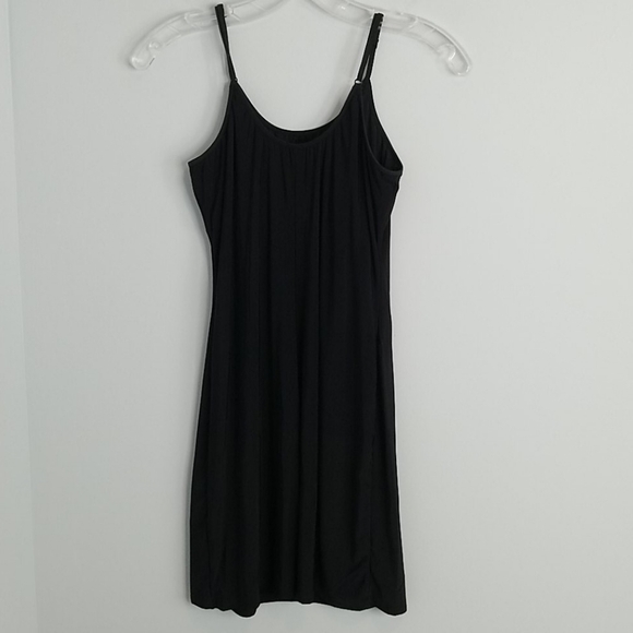 Vintage 1980's OLGA black slip chemise 36 - Picture 4 of 9